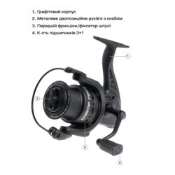 Катушка Brain Champ Feeder 5000 3+1BB 4.81 (1858.80.74) - Картинка 5
