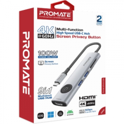 ������������ Promate USB-C 9-in-1 Promate comandhub-lite (comandhub-lite) - �������� 8