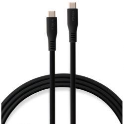 ���� ������ USB-C to USB-C 1.2m UBS3.2 Gen2 10G 100W Chip Silicon Black Vinga (VCPDCCC31012SB)