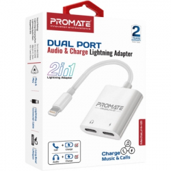 ������� Lightning to Lightning 12W + Lightning audio Promate (medialink-i2i) - �������� 2