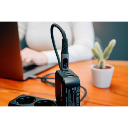 Дата кабель USB-C to USB-C 1.2m with display 100W black Verbatim (31848) - Картинка 6