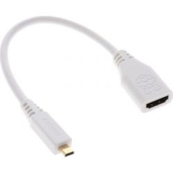      Raspberry Pi -  Raspberry Pi Micro-HDMI to HDMI (SC0224)