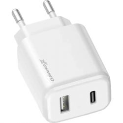 Зарядное устройство Grand-X CH-890 Fast Charge 1xUSB-C PD20W + 1xUSB QC4.0 + AFC SCP FCP Black (CH-890) - Картинка 2