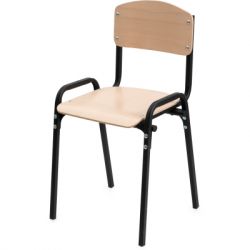 Шкільний стілець Sector ISO розбірний чорний (ISO -М Black) - Картинка 5