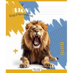 Тетрадь Школярик King of the Tropics 18 листов клетка (018-3421K) - Картинка 3