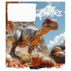 Зошит Школярик Dino empire 18 аркушів клітинка (018-3490K) - Картинка 2