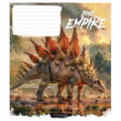 Зошит Школярик Dino empire 18 аркушів клітинка (018-3490K) - Картинка 4