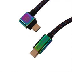 ���� ������ USB-C + USB A to USB-C 1.08m Premium Coiled Aviator black Keychron (CAB7_KEYCHRON) - �������� 2