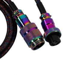 ���� ������ USB-C + USB A to USB-C 1.08m Premium Coiled Aviator black Keychron (CAB7_KEYCHRON) - �������� 3