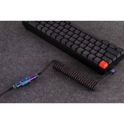 ���� ������ USB-C + USB A to USB-C 1.08m Premium Coiled Aviator black Keychron (CAB7_KEYCHRON) - �������� 5