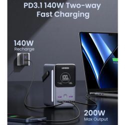 ������� ������������� Ugreen 48000mAh 300W PD/3.1, ������� 140W, Led ����� (25286) - �������� 3
