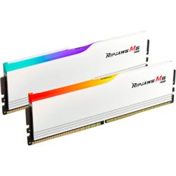     DDR5 32GB (2x16GB) 6000 MHz Ripjaws M5 RGB Matte White G.Skill (F5-6000J3636F16GX2-RM5RW)