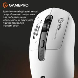 Мышка GamePro Genesis Winner Wireless/Bluetooth/USB White (GM079W) - Картинка 10