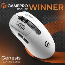 Мышка GamePro Genesis Winner Wireless/Bluetooth/USB White (GM079W) - Картинка 5
