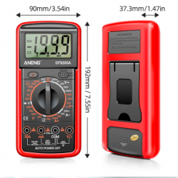 Цифровой мультиметр ANENG DT9205A-12, V, A, R, C, функція hFE (DT9205A-12) - Картинка 3