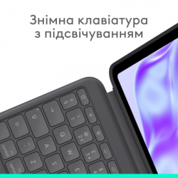 Чохол до планшета Logitech Combo Touch for iPad Pro 13-inch (M4) GRAPHITE - US (L920-012833) - Картинка 7