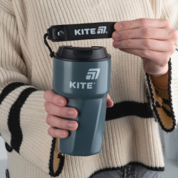 Термокружка Kite 450 мл сіра (K25-1220-1) - Картинка 6