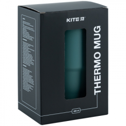 Термокружка Kite з ручкою 600 мл зелена (K24-1207-3) - Картинка 8