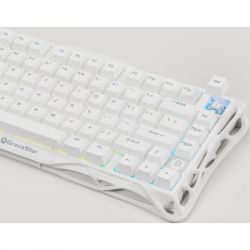 Клавиатура GravaStar Mercury K1 Lite Wireless/Bluetooth/USB UA White (GSK1LITE_WHT) - Картинка 4