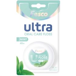   Fesco Ultra Oral Care Floss Mint 40  (4820204702427)