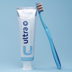 Зубна щітка Fesco Ultra Multi Brush Soft Блакитна (4820204702083) - Картинка 8