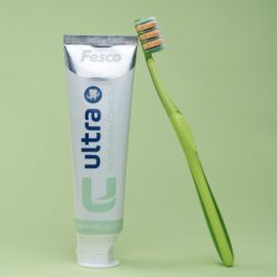 Зубна щітка Fesco Ultra Multi Brush Soft Салатова (4820204702113) - Картинка 7