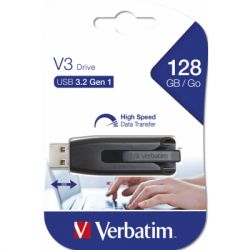 USB   Verbatim 128GB Store 'n' Go V3 Black USB 3.0 (49189) -  5