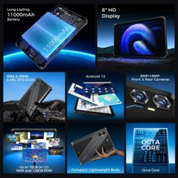 Планшет OUKITEL RT3 plus 8" 4/128GB/ NFC / LTE Black (6941749808516) - Картинка 4