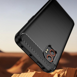 ����� �� ��������� �������� BeCover Carbon Series Samsung Galaxy XCover7 Pro SM-G766B Black (713559) - �������� 4