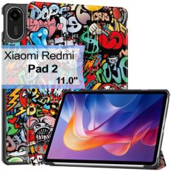 ����� �� �������� BeCover Smart Xiaomi Redmi Pad 2 11.0" Graffiti (713648)
