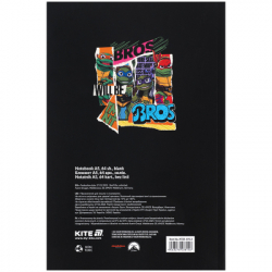 Блокнот Kite А5 Ninja Turtles 2 термобіндер, 64 аркуші, нелінований (NT25-193-2) - Картинка 3