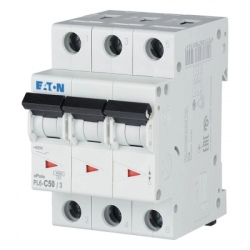 Автоматичний вимикач Eaton 3-п. М3 С 50А PL6 6кА - Картинка 3