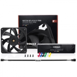 ����� ��� ������� Noctua NF-A12x15 PWM CHROMAX. BLACK. SWAP - �������� 6