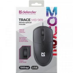 Мышка Defender Trace MB989 USB Black (52989) - Картинка 3