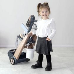 Игровой набор Smoby Тележка для уборки Ровента с ручным пылесосом и аксессуарами (7600330326) - Картинка 5
