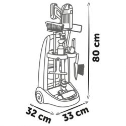 Игровой набор Smoby Тележка для уборки Ровента с ручным пылесосом и аксессуарами (7600330326) - Картинка 9