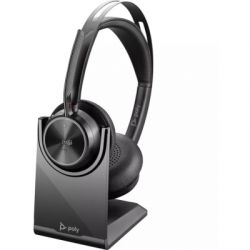 �������� Poly Voyager Focus 2 MS Stereo USB-C + USB-C/A Adapter + Charging Stand Black (9T9J6AA) - �������� 5