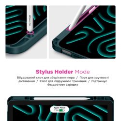 Чохол до планшета Armorstandart Y-Type PEN Samsung Galaxy Tab A9+ Pine Green (ARM85503) - Картинка 4