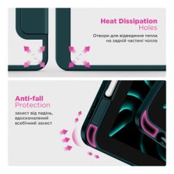 Чохол до планшета Armorstandart Y-Type PEN Samsung Galaxy Tab A9+ Pine Green (ARM85503) - Картинка 7