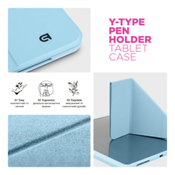 ����� ��� �������� Armorstandart Y-Type PEN Samsung Galaxy Tab S9 / S9 FE / S10 FE Blue (ARM85519) - �������� 8