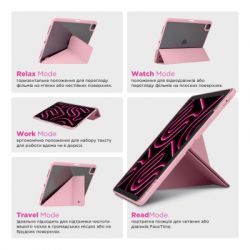 Чехол для планшета Armorstandart Y-Type PEN Samsung Galaxy Tab S9 / S9 FE / S10 FE Pink (ARM85522) - Картинка 3