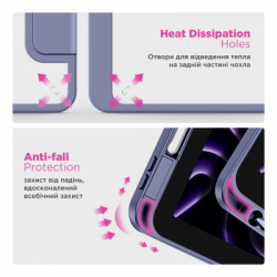 ����� �� �������� Armorstandart Y-Type PEN Samsung Galaxy Tab S9 / S9 FE / S10 FE Purple (ARM85523) - �������� 7