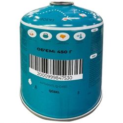 Газовый баллон Quest 450 г різьбове з'єднання (Q-G450) - Картинка 4