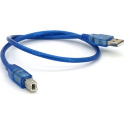 ������ ��� �������� USB 2.0 AM/BM 0.5m blue Ritar (YT-AM/BM-0.5TBL)