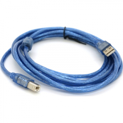    USB 2.0 AM/BM 3.0m ferrite blue Ritar (YT-AM/BM-3.0TBL)