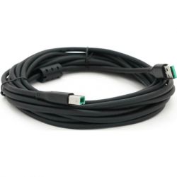 ������ ��� �������� USB 2.0 AM/BM 5.0m ferrite black VEGGIEG (V-U207)
