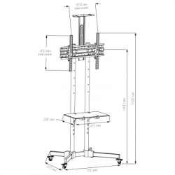 Стійка презентаційна Vinga TFS-W0564B1 - Картинка 12