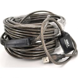 ���� ������ USB 2.0 AM/AF 20.0m active transparent Voltronic (YT-AECWC AM/AF-20.0m)