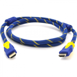   HDMI M to HDMI M 3.0m V1.4 blue yellow Merlion (YT-HDMI(M)/(M)NY/BL-3.0m)