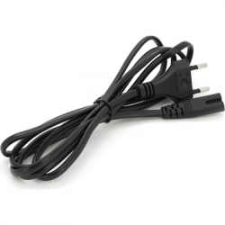 Кабель живлення C7 1.8m 0.5mm2 black Voltronic (PC-184/2 CEE7/16-C7-CCA18) - Картинка 2